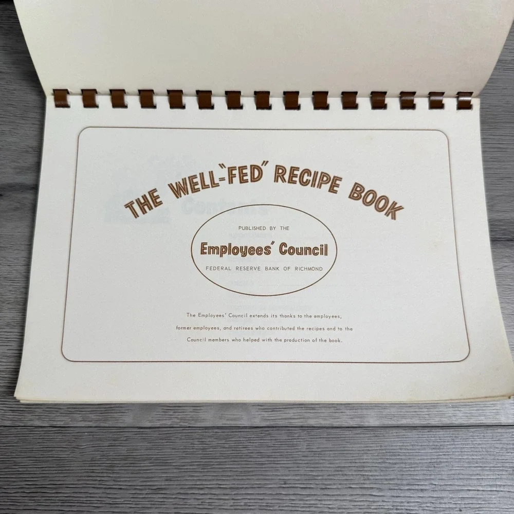The Well-Fed Recipe Book And 2nd Well-FED Cookbook Spiral Set Red Tan Richmond